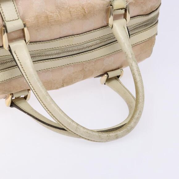 GUCCI GG Canvas Abbey Hand Bag Pink Gold - Picture 7 of 16